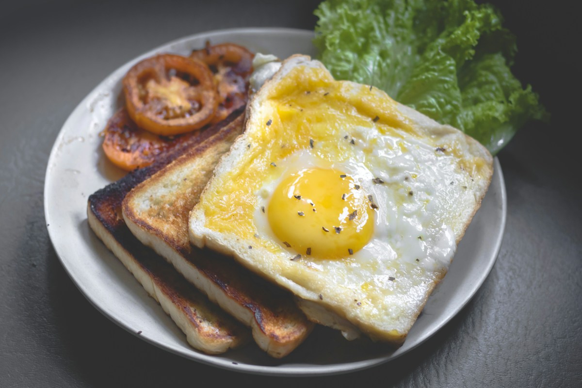 Breakfast food arranged for a relaxed morning